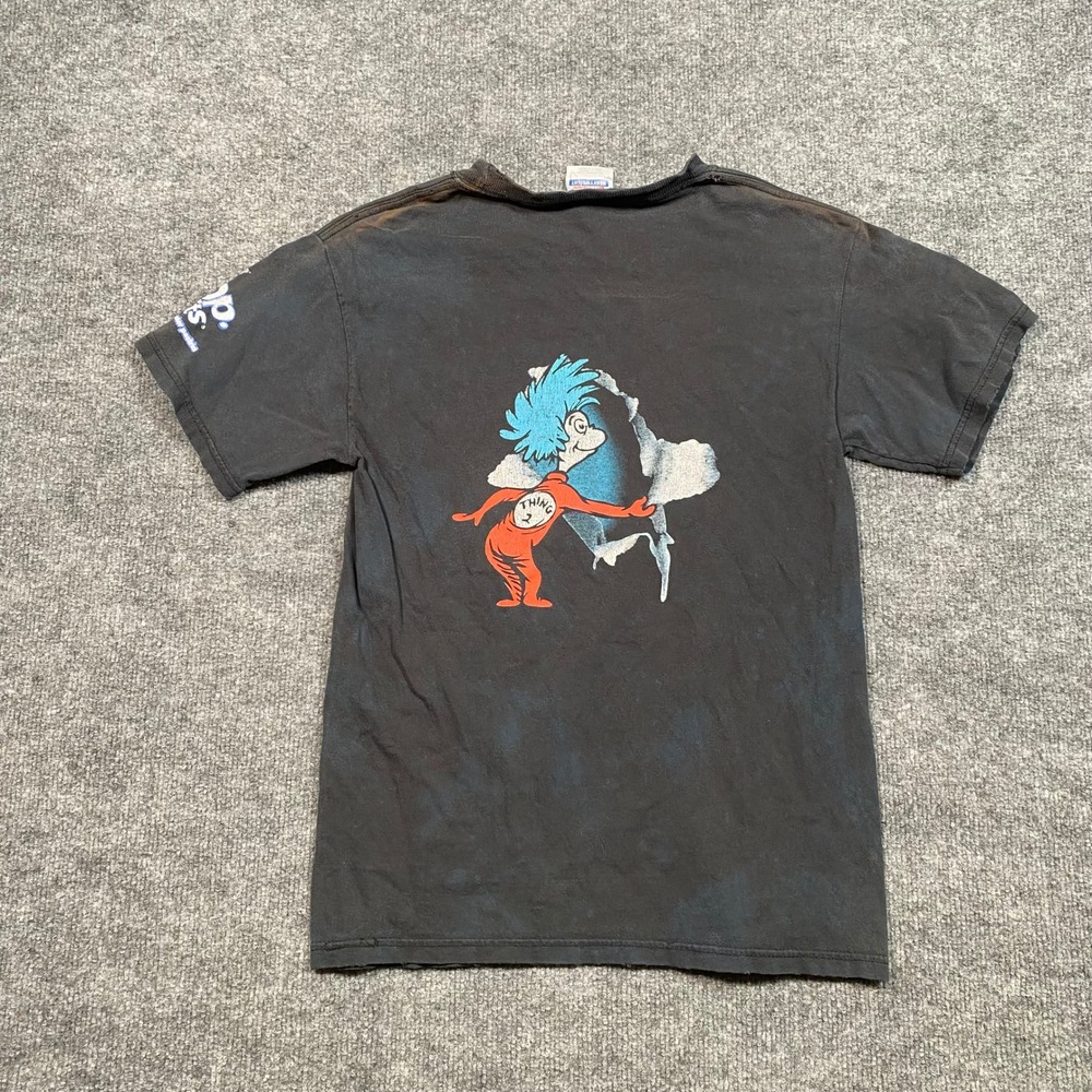Vintage Hanes The Cat in the Hat Movie Promo T-Shirt Pop-Tarts Thing 1 2 Small - Picture 2 of 9